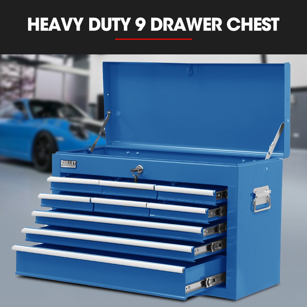 Tool Chest, 9 Drawers Blue