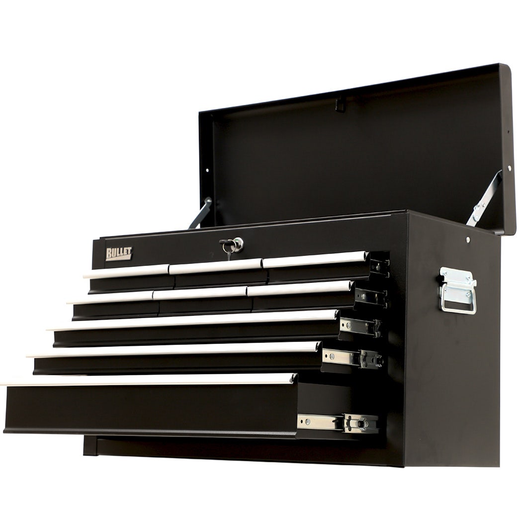 9 Drawer Tool Box Chest Black