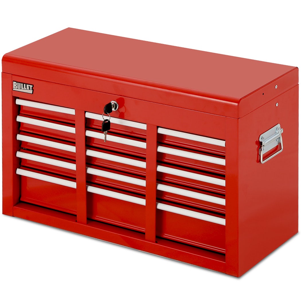 9 Drawer Tool Box Chest Red