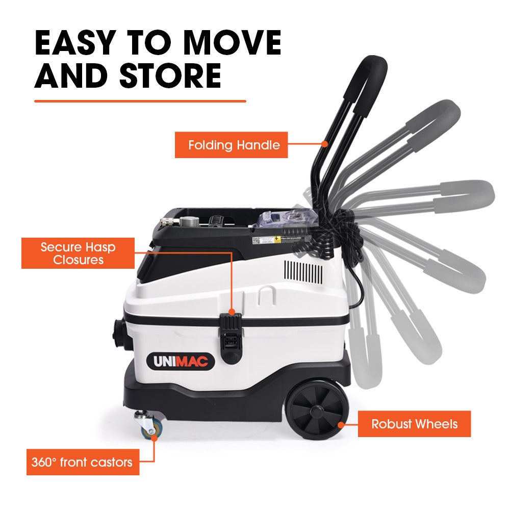 Commercial 30L wet and dry dust extractor vacuum, view 12