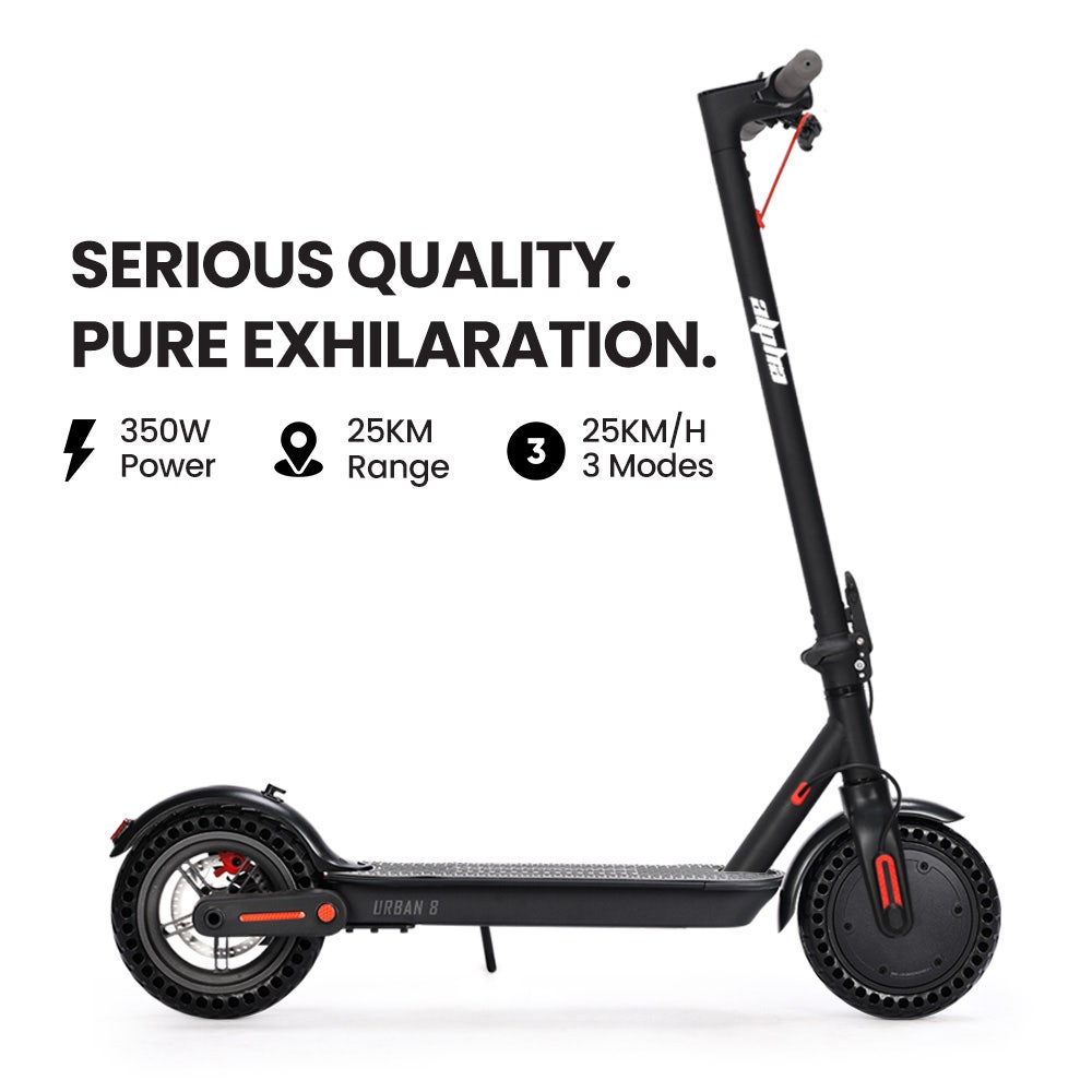 Groningen Electric Scooter, 350W, 25km Range, Black