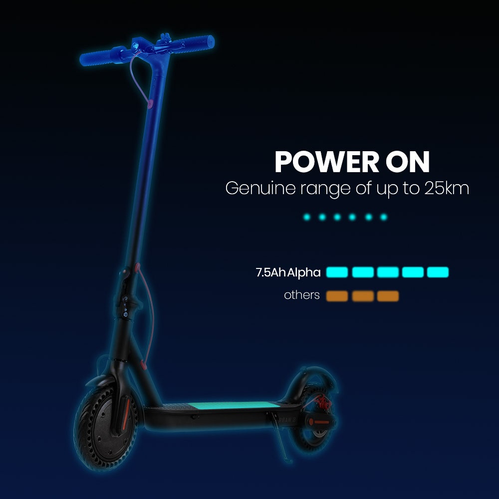 Groningen Electric Scooter, 350W, 25km Range, Black