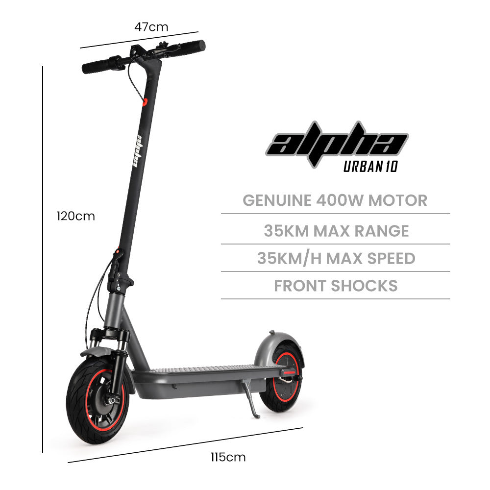 Haarlem Electric Scooter, 350W, 35km Range, Grey