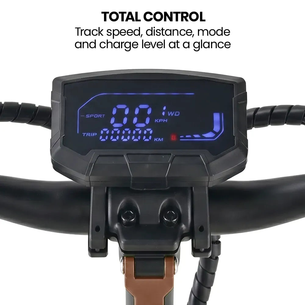 Utrecht Electric Scooter, 500W, 55km Range, Black Bronze