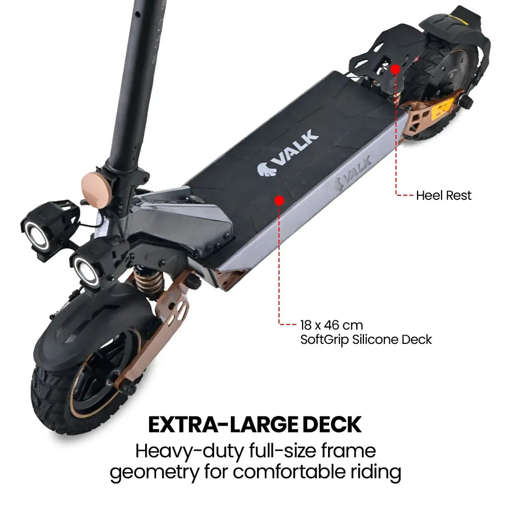 Utrecht Electric Scooter, 500W, 55km Range, Black Bronze
