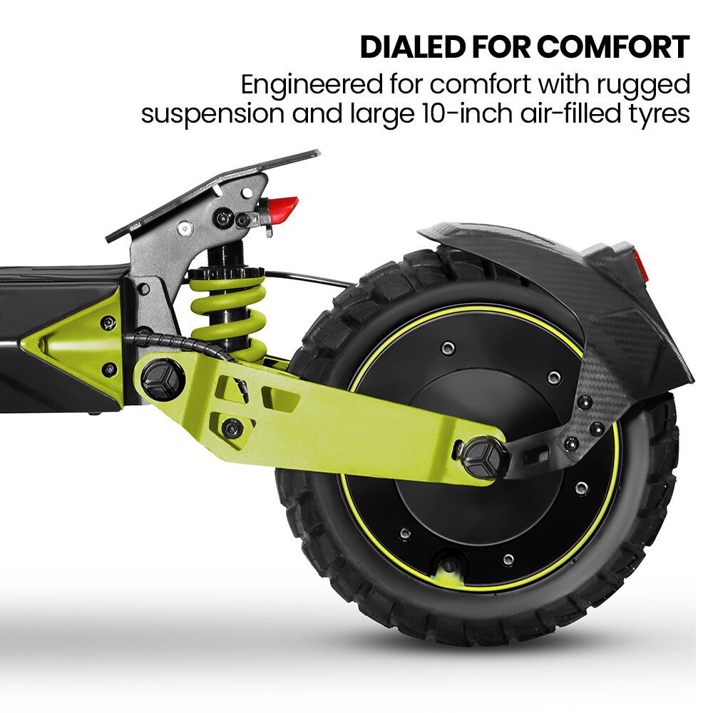 Utrecht Electric Scooter, 500W, 55km Range, Black Green