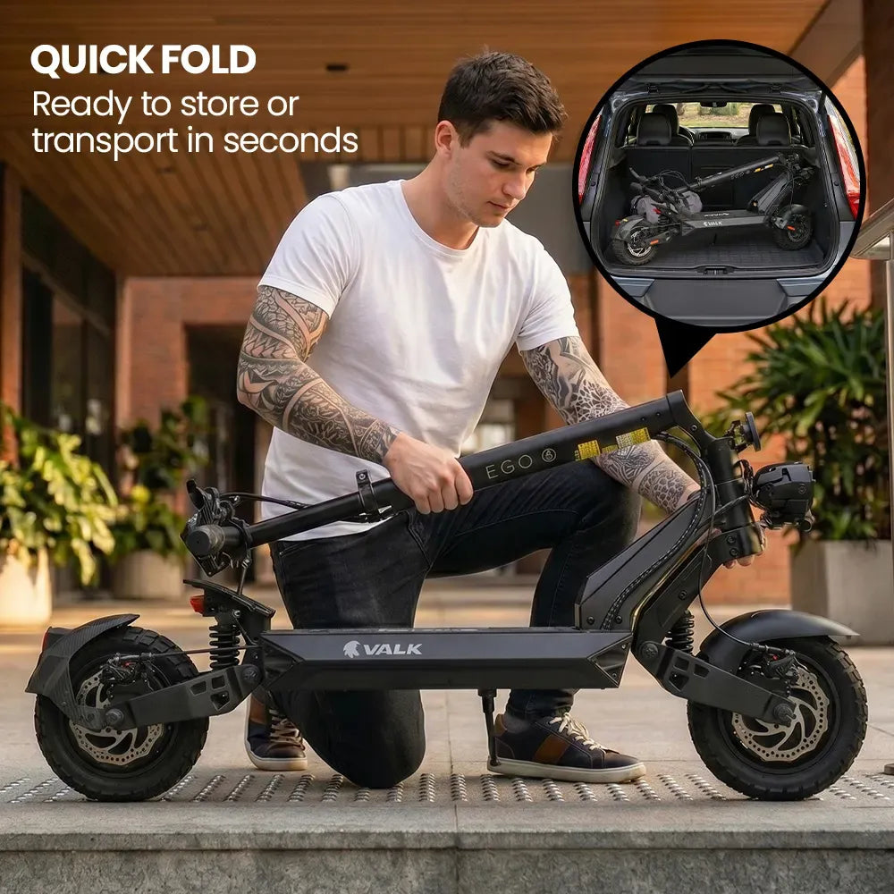 Utrecht Electric Scooter, 500W, 55km Range, Black