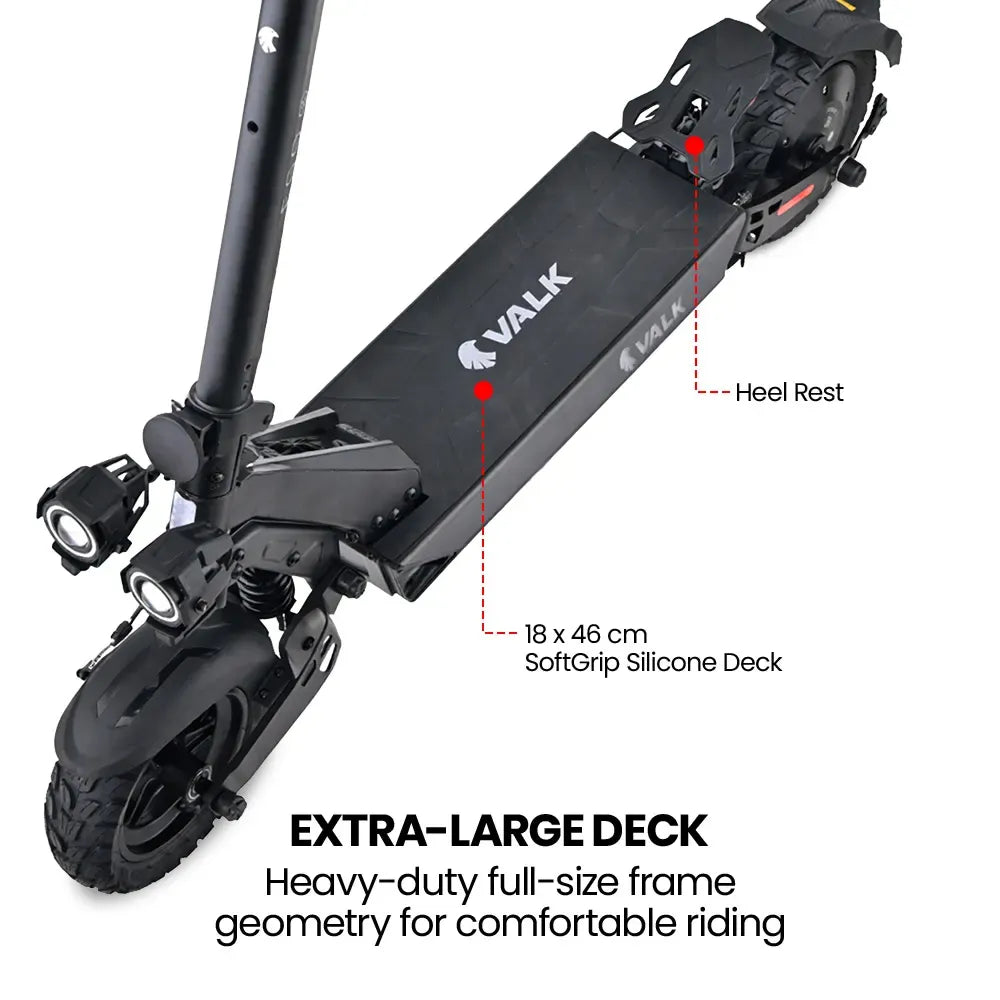 Utrecht Electric Scooter, 500W, 55km Range, Black