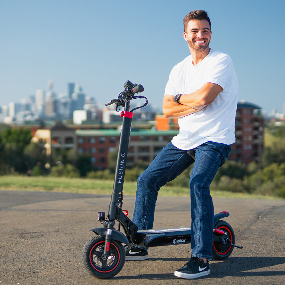Eindhoven Electric Scooter, 800W, 50km Range, Silver Black