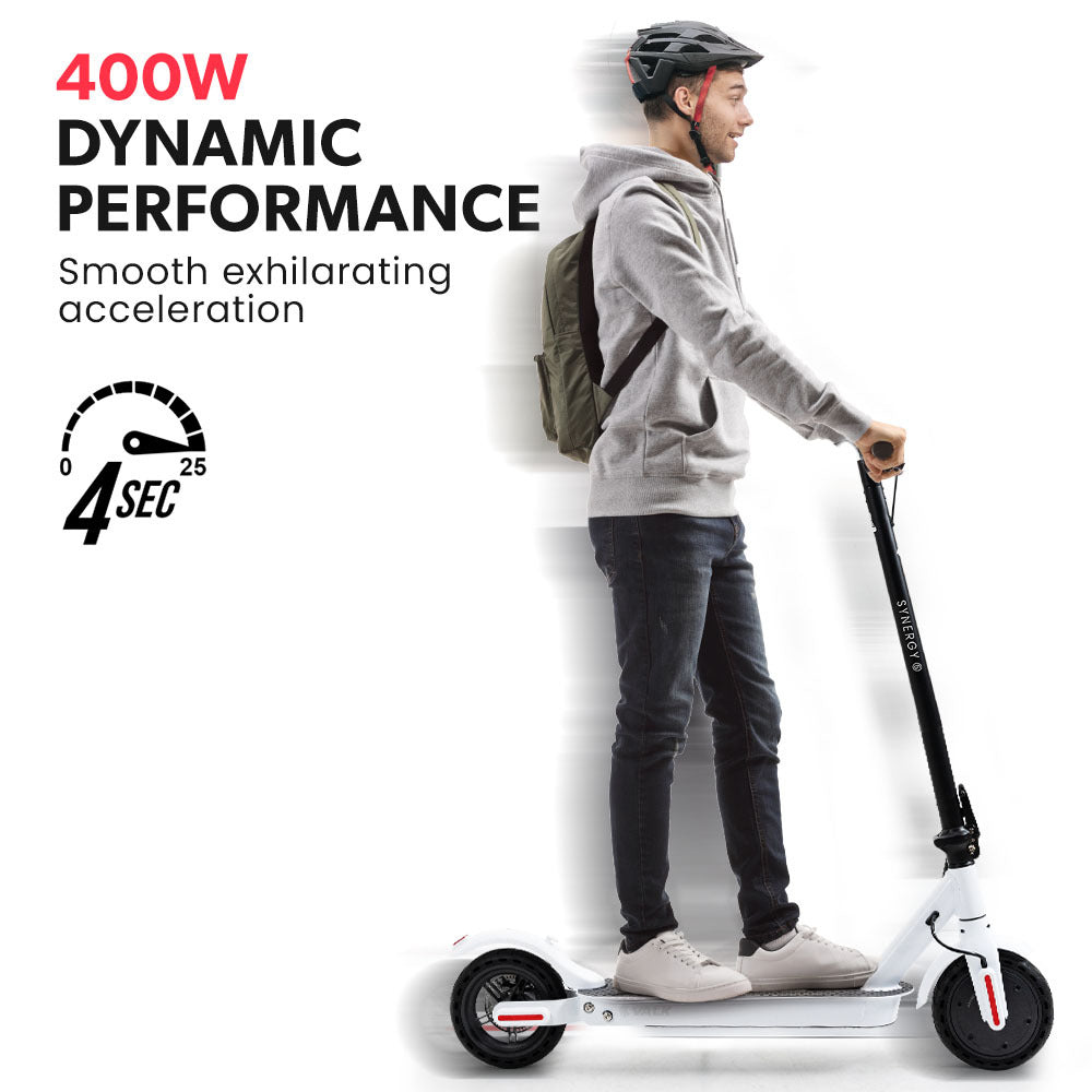 Maastricht Electric Scooter, 400W, 25km Range, White