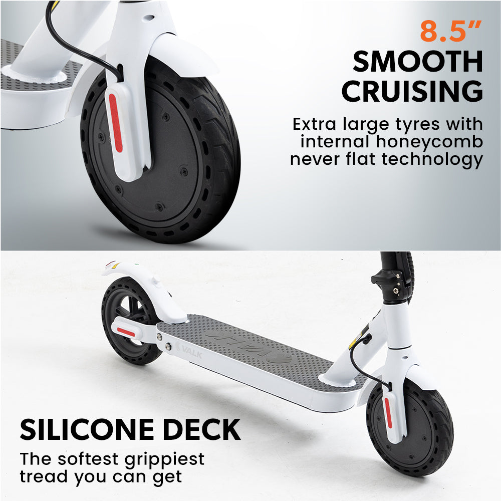 Maastricht Electric Scooter, 400W, 25km Range, White