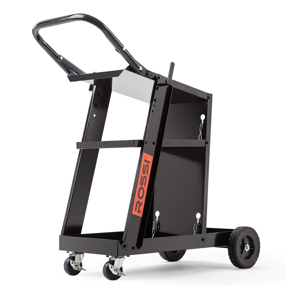 Welding Cart Trolley for MIG TIG ARC and Plasma Welders with Storage Shelves