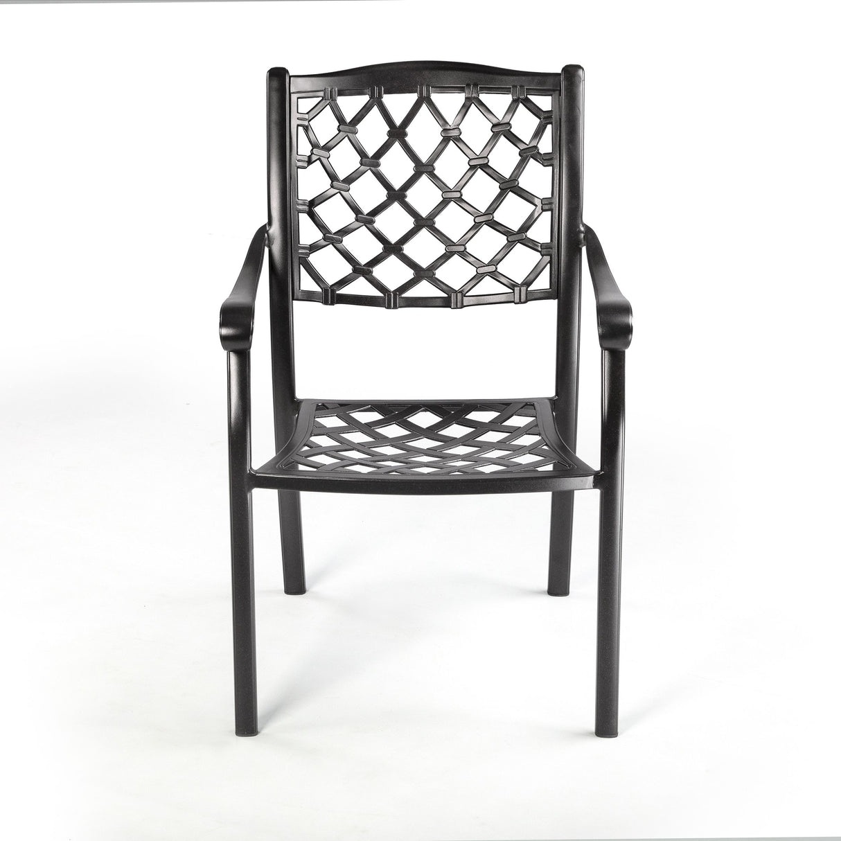Bermagui Outdoor Dining Chair, Sand Black 2pcs image 2