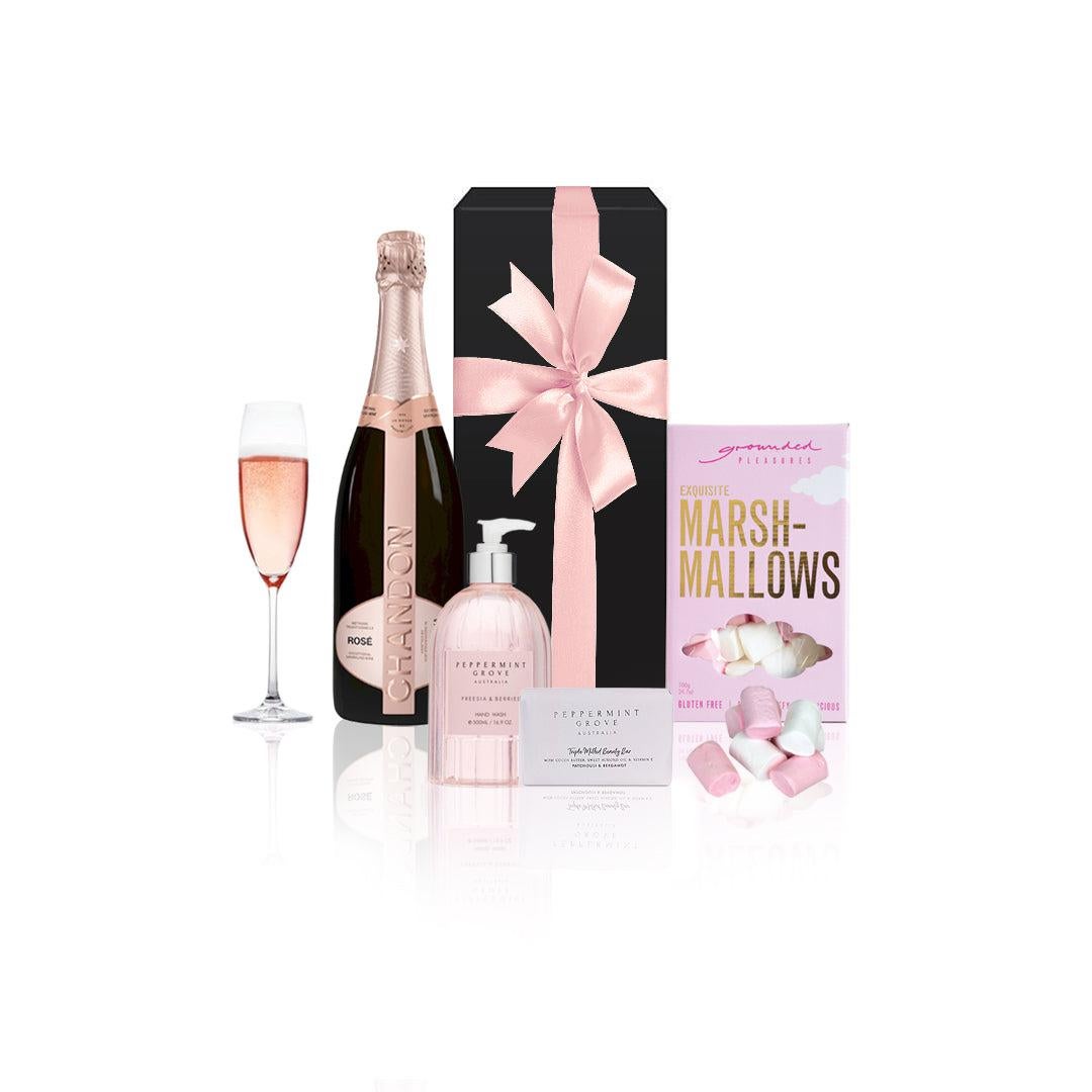 Chandon Rose and Peppermint Grove Pamper Gift Hamper