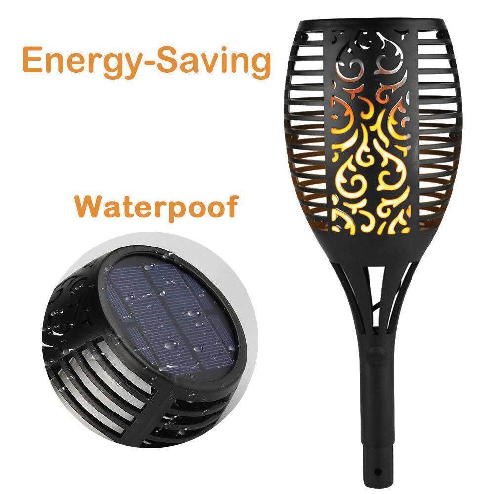 Galatone Solar Garden Torch Light, 51 LED, Flame Effect