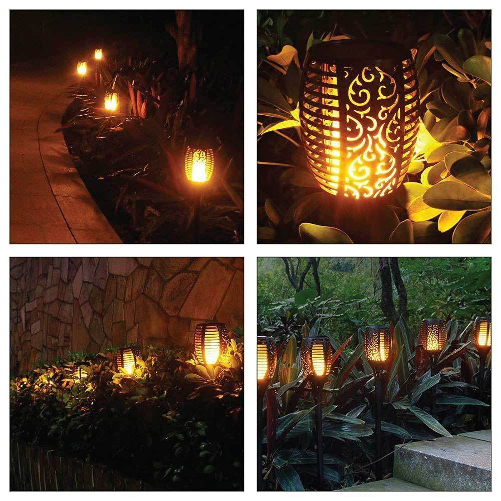Galatone Solar Garden Torch Light, 51 LED, Flame Effect