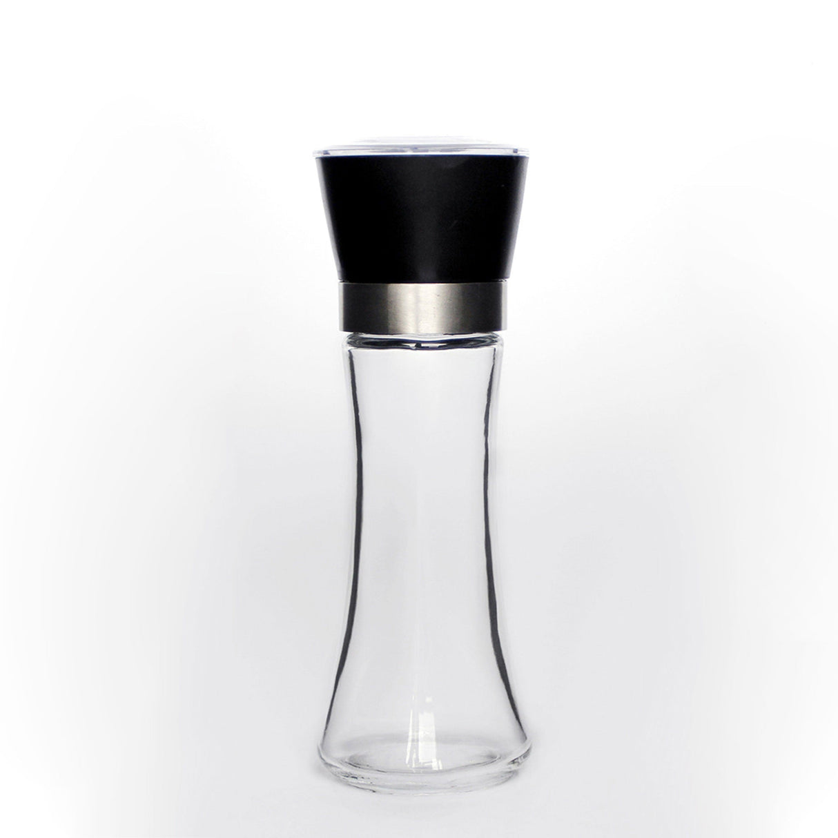 Salina Salt or Pepper Grinder, Glass, Adjustable Ceramic Core, 18cm, 180ml, 10pcs