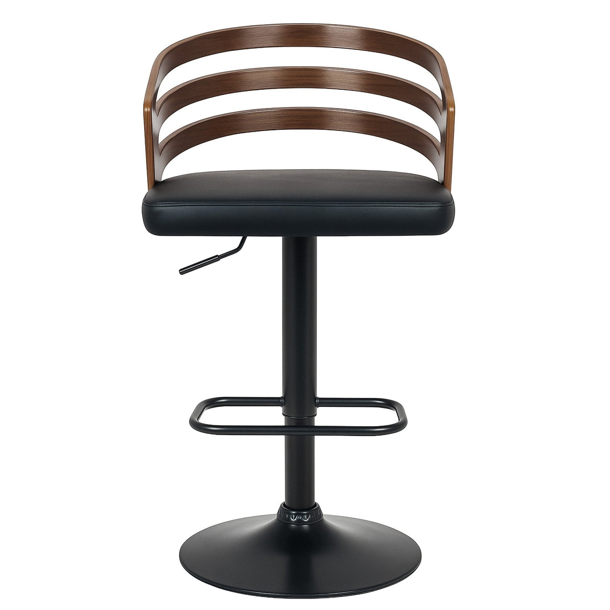 Red Hill South black bar stool in a modern Australian kitchen view 3
