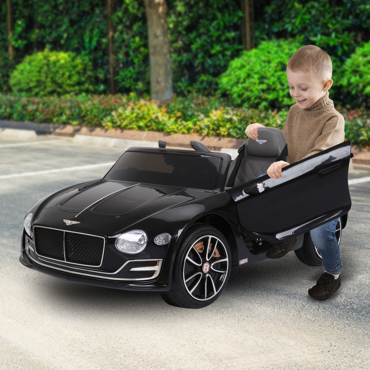 Thornton Kids Ride On Car, 12V Electric, Black