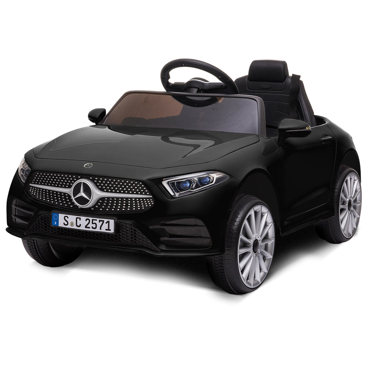 Snetterton Kids Ride On Car, 12V Electric, Black