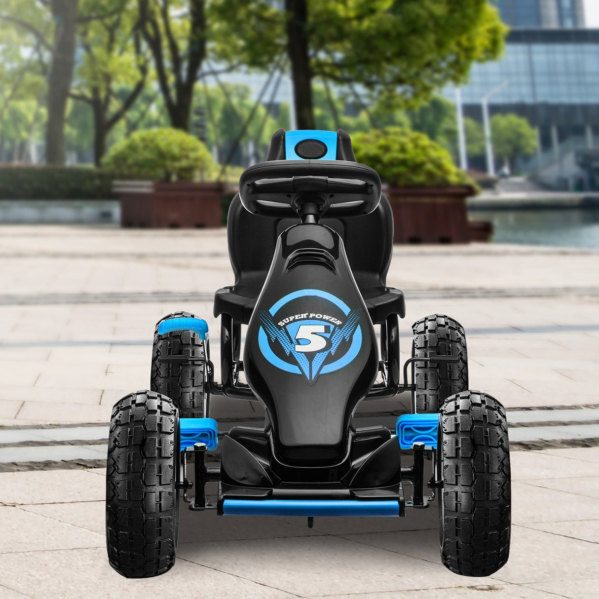 Traful Kids Pedal Go Kart, Blue