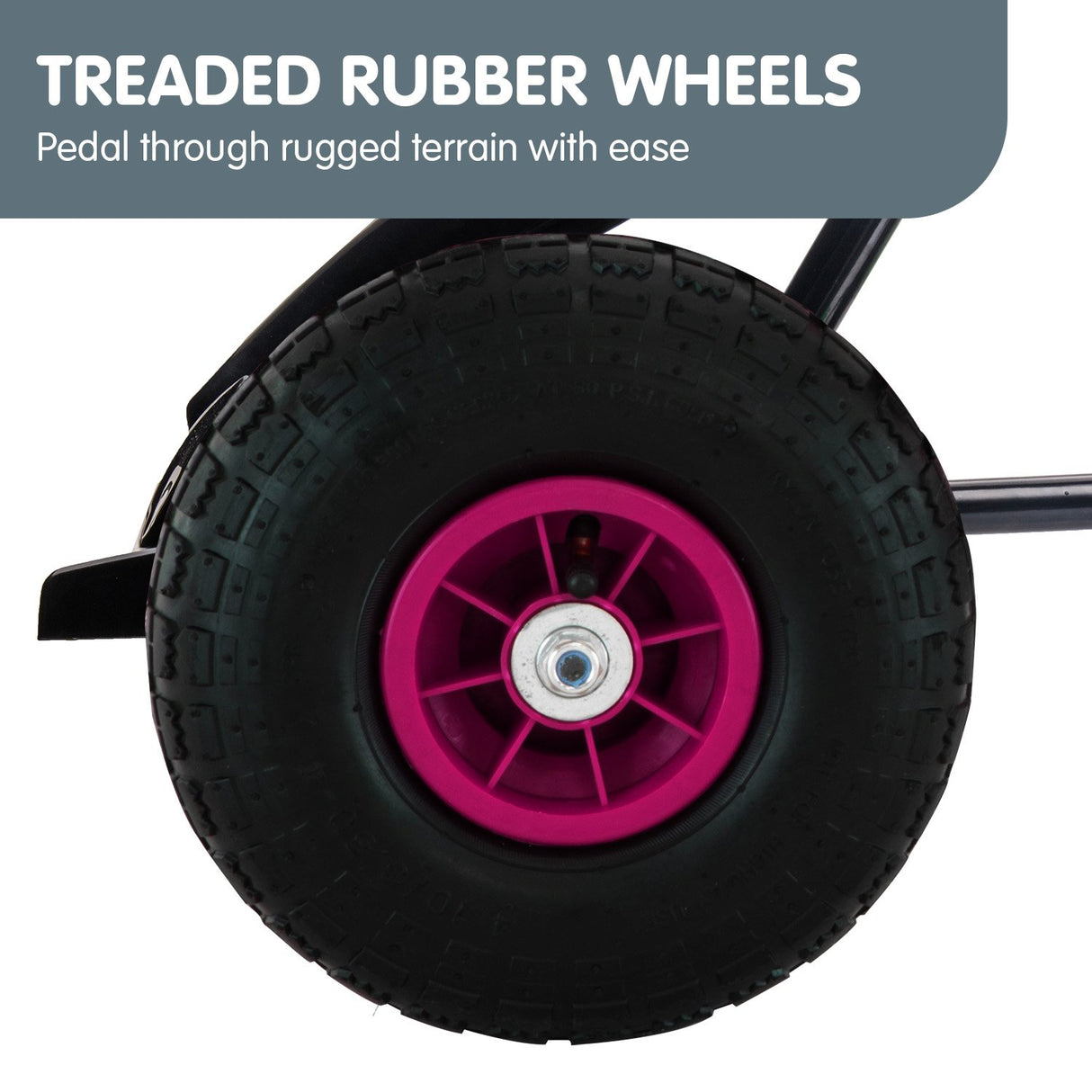 Traful Kids Pedal Go Kart, Rose Pink