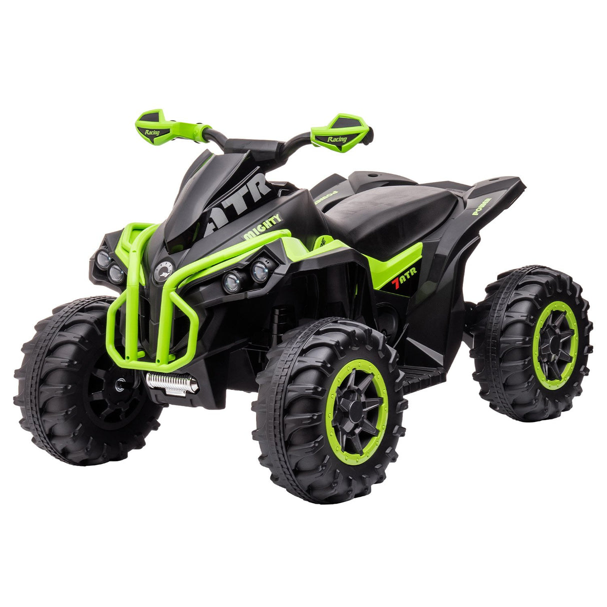 Mondello green kids electric ride on quad bike
