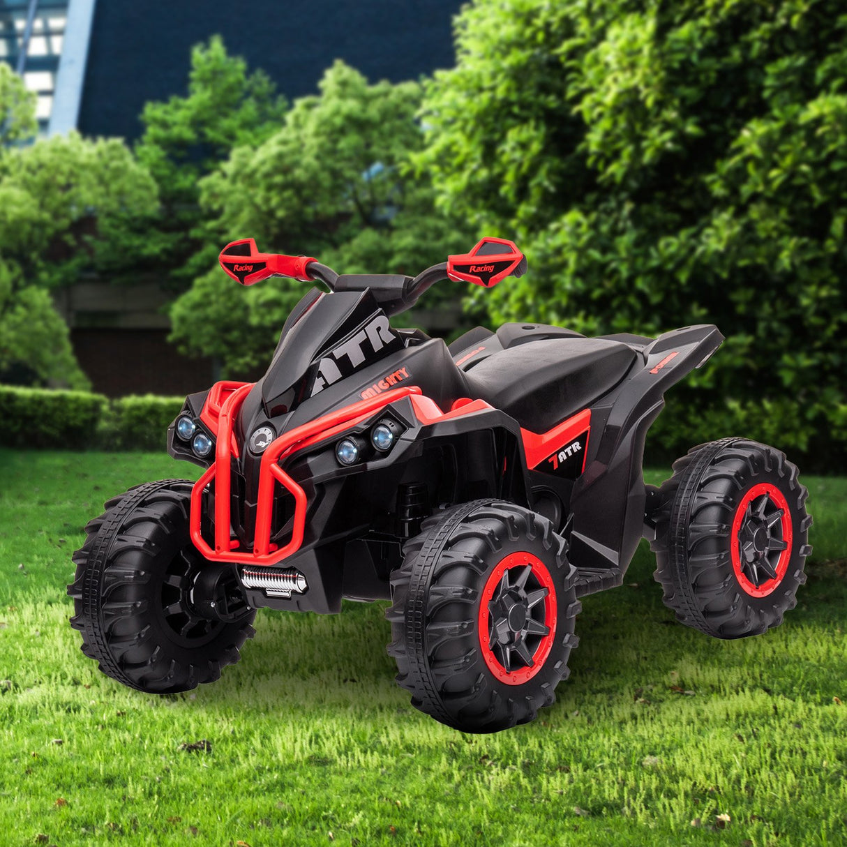 Mondello Kids Ride On Quad Bike, 12V Electric, Red