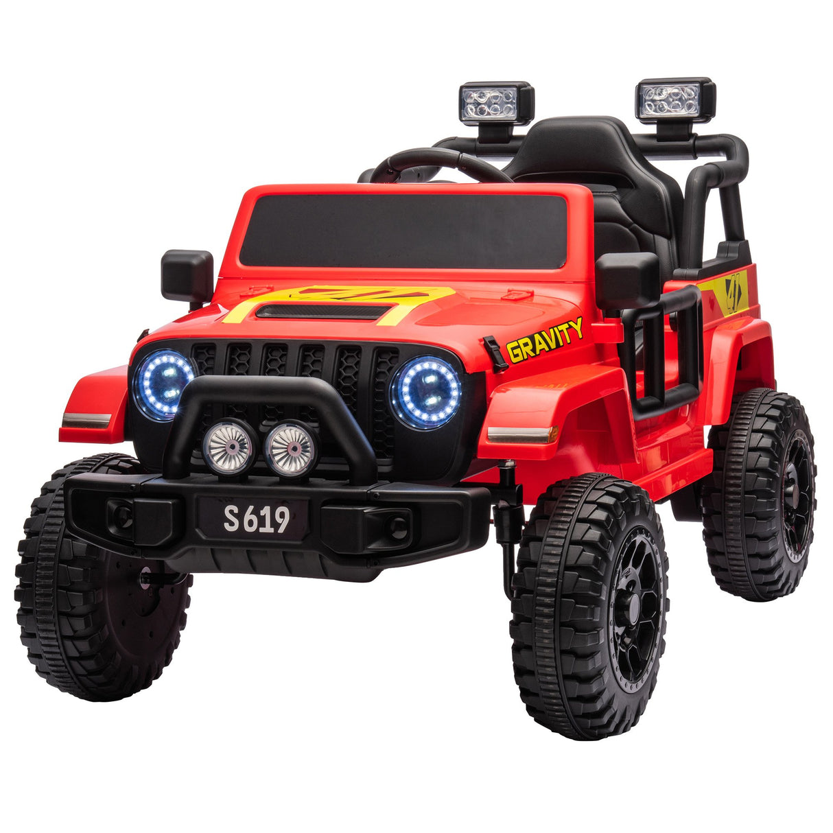 Fairford red kids electric ride on off road car