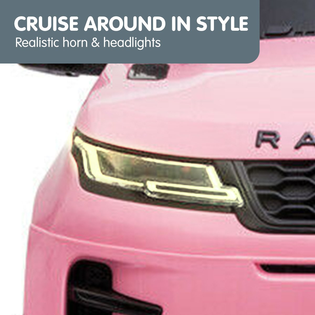 Prescott Kids Ride On Car, 12V Electric SUV, Pink
