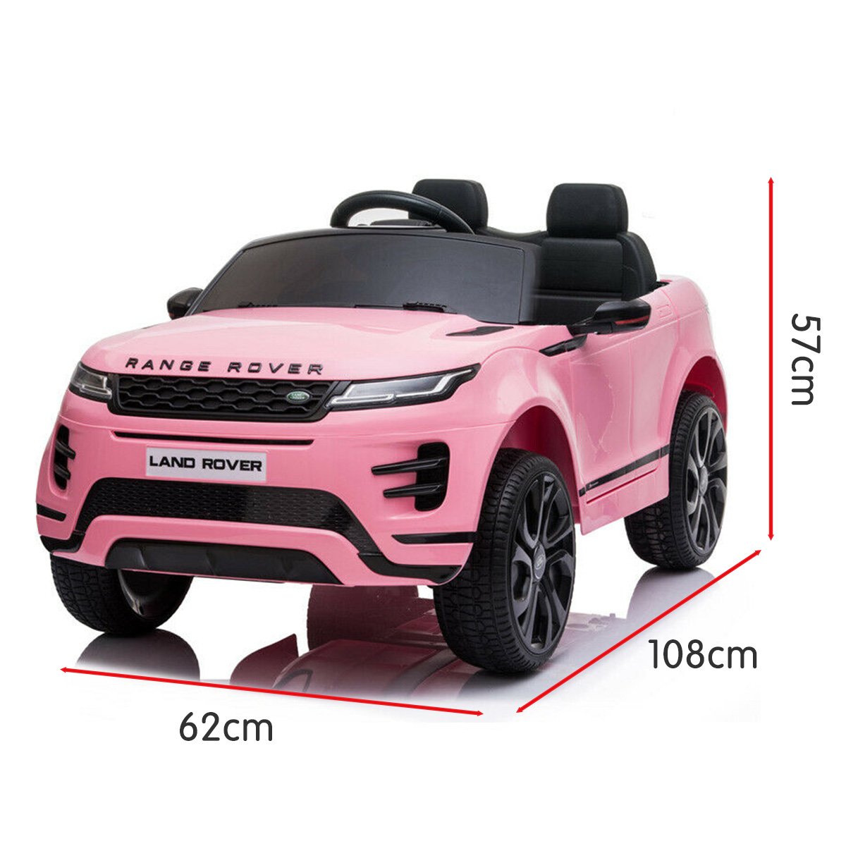 Prescott Kids Ride On Car, 12V Electric SUV, Pink