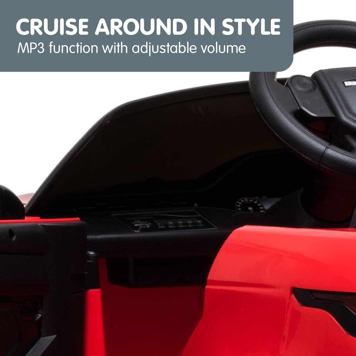 Prescott Kids Ride On Car, 12V Electric SUV, Red