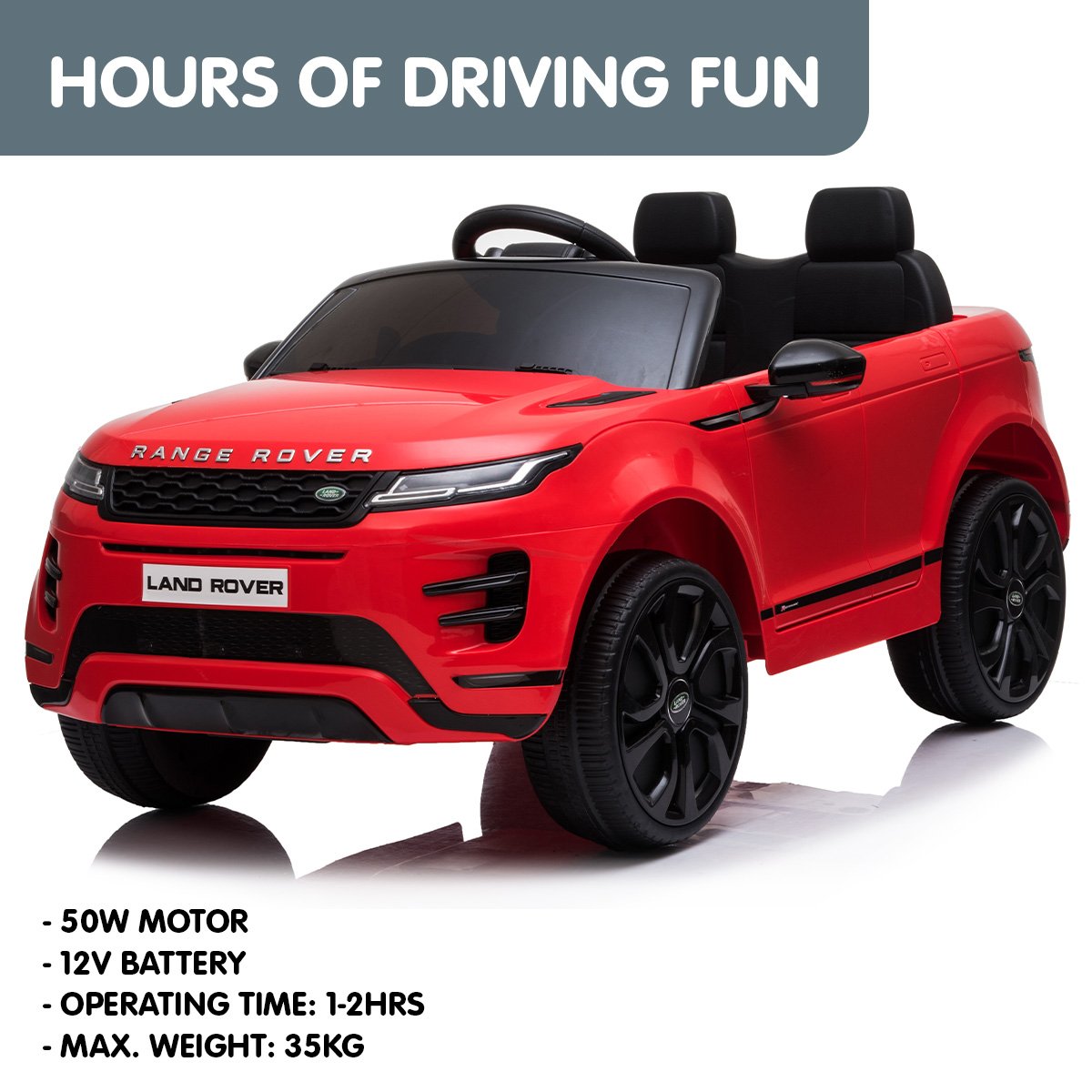 Prescott Kids Ride On Car, 12V Electric SUV, Red