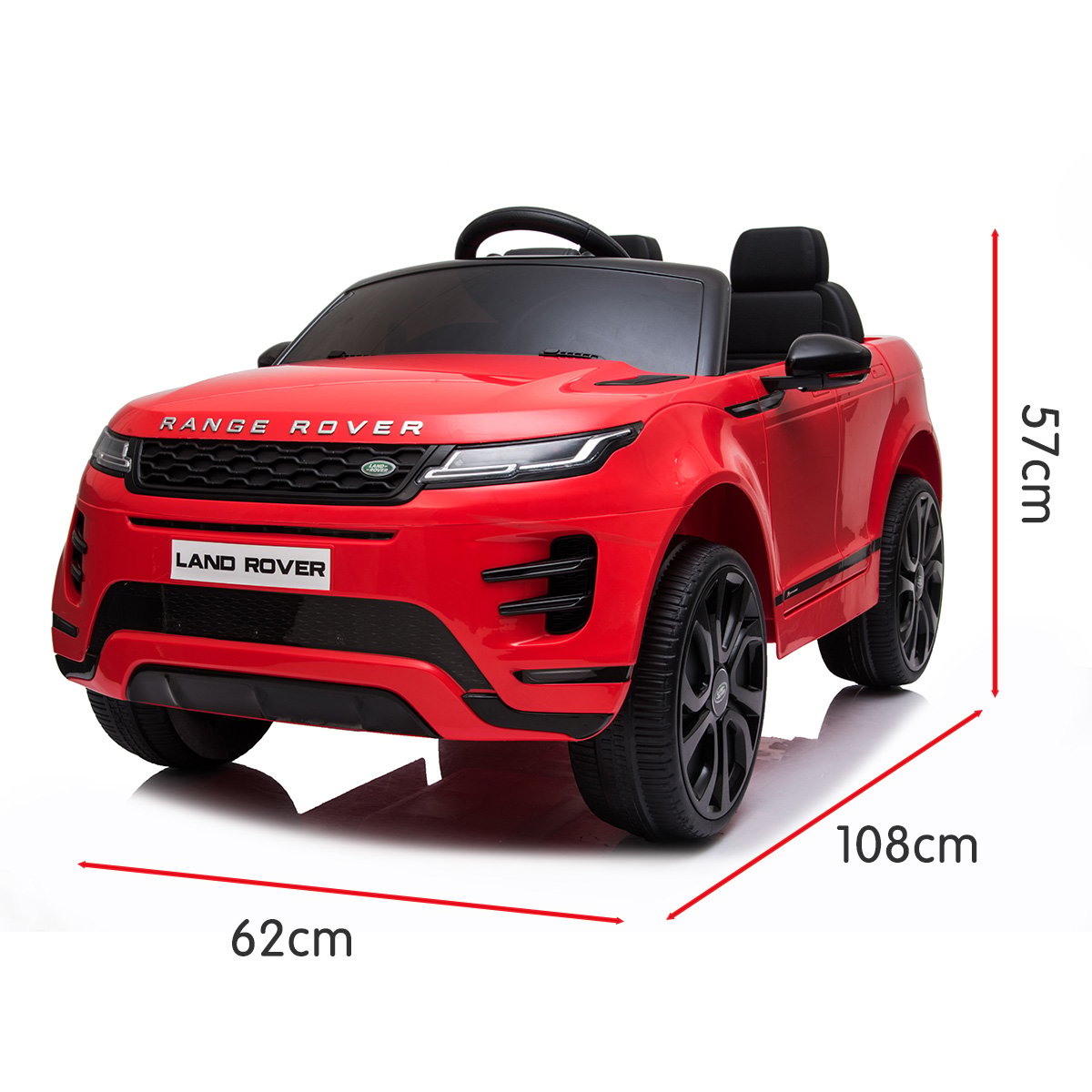 Prescott Kids Ride On Car, 12V Electric SUV, Red