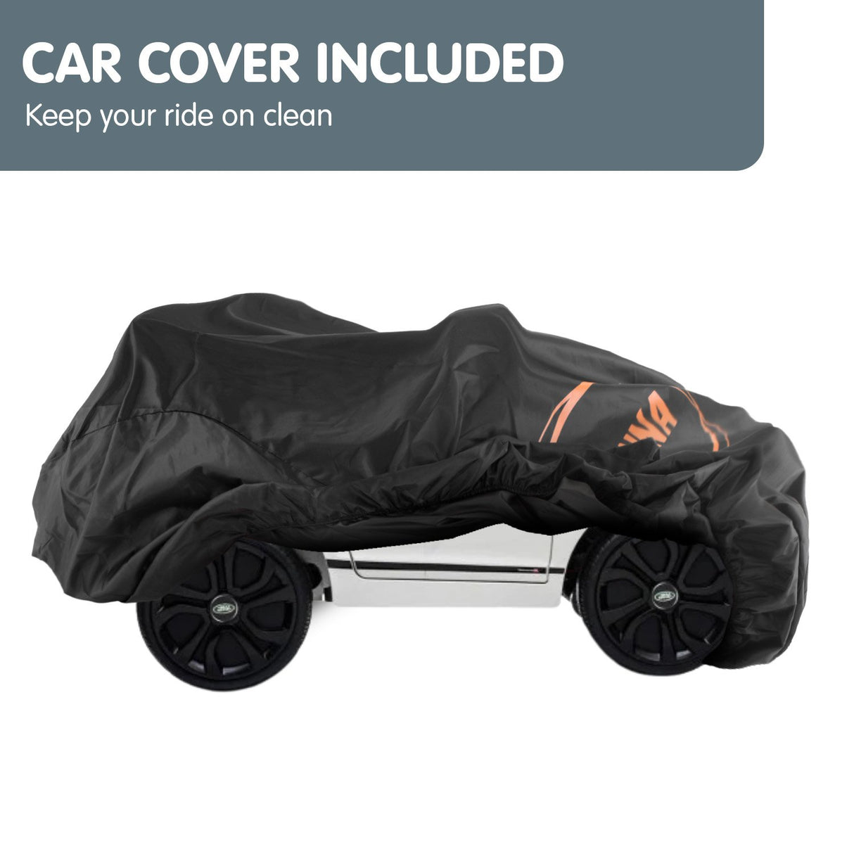 Prescott Kids Ride On Car, 12V Electric SUV, White