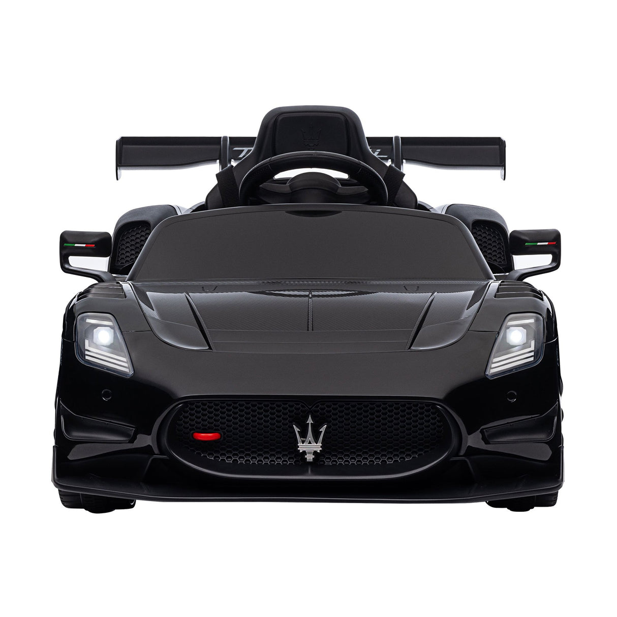 Longcross Kids Ride On Car, 12V Electric Race Car, Black