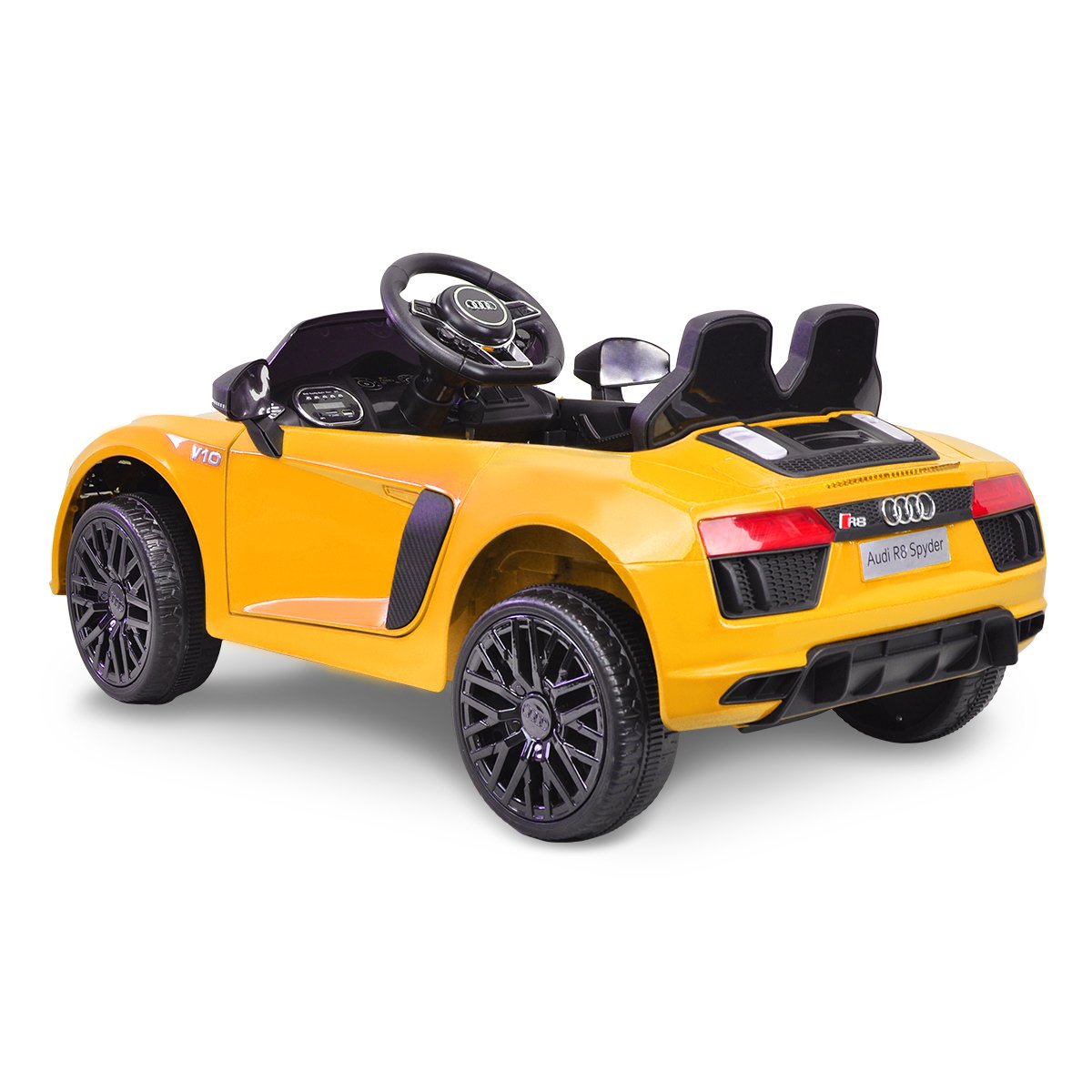 Woodbridge Kids Ride On Car, 12V Electric, Yellow
