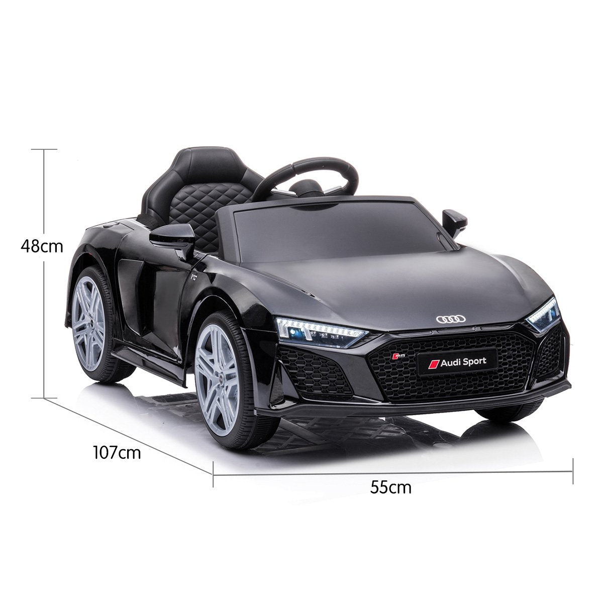 Turweston Kids Ride On Car, 12V Electric, Black