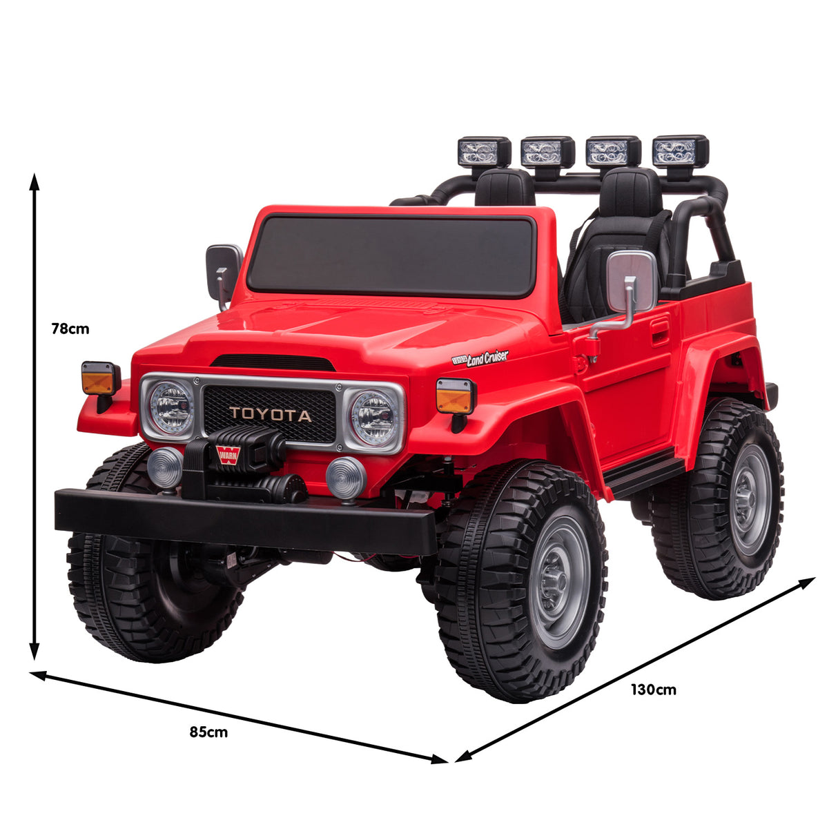 Blyton Kids Ride On Car, 12V Electric 2 Seater 4WD