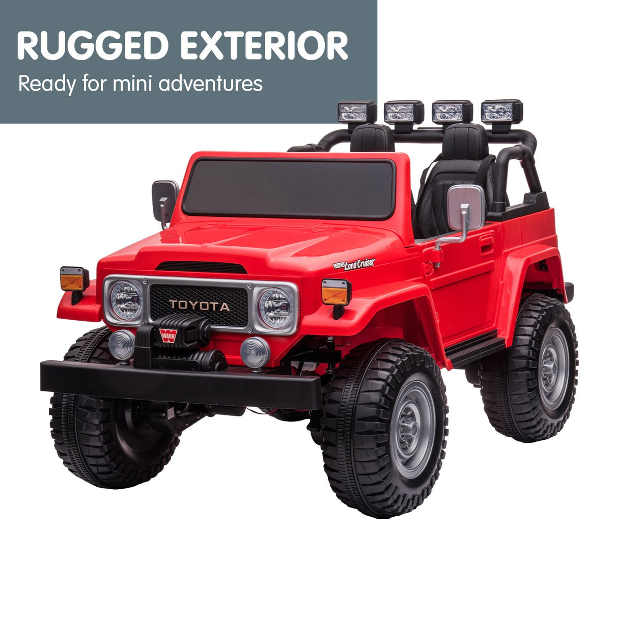 Blyton Kids Ride On Car, 12V Electric 2 Seater 4WD