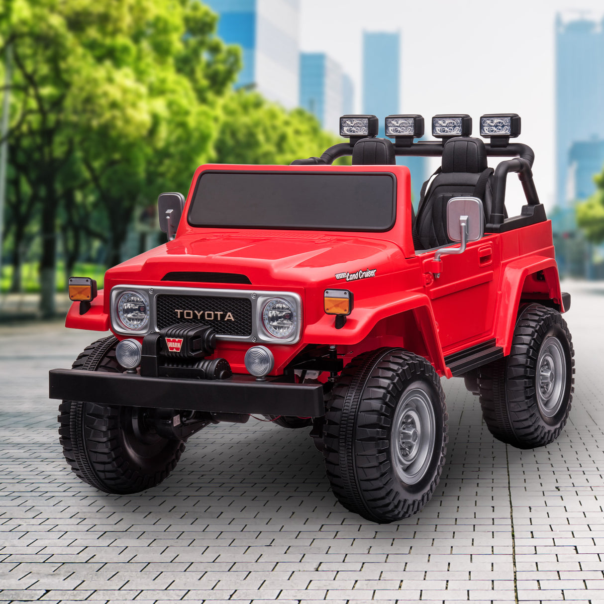 Blyton Kids Ride On Car, 12V Electric 2 Seater 4WD