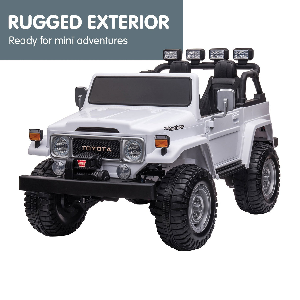 Blyton Kids Ride On Car, 12V Electric 2 Seater 4WD