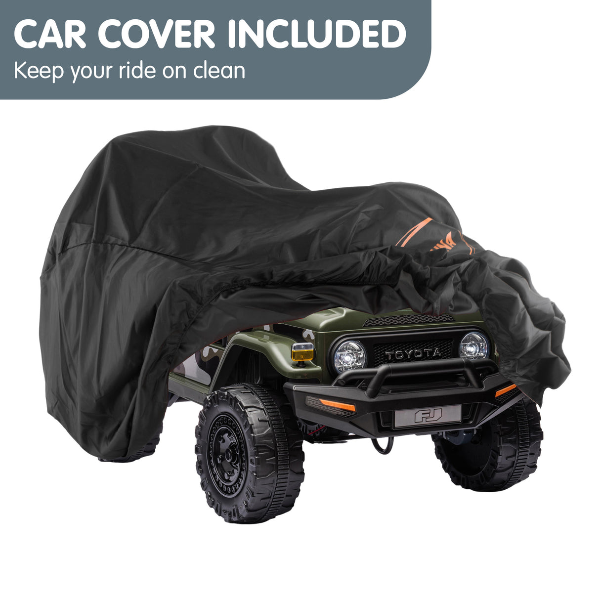 Pembrey Kids Ride On Car, 12V Electric 4WD, Green