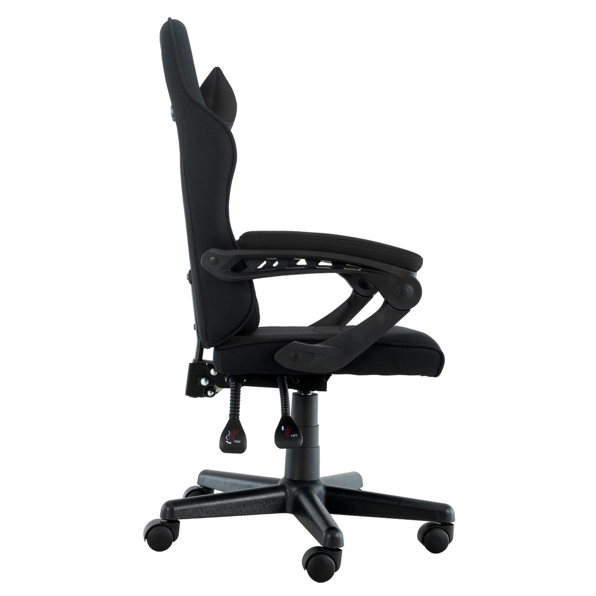 Rockingham black racing style kids gaming chair
