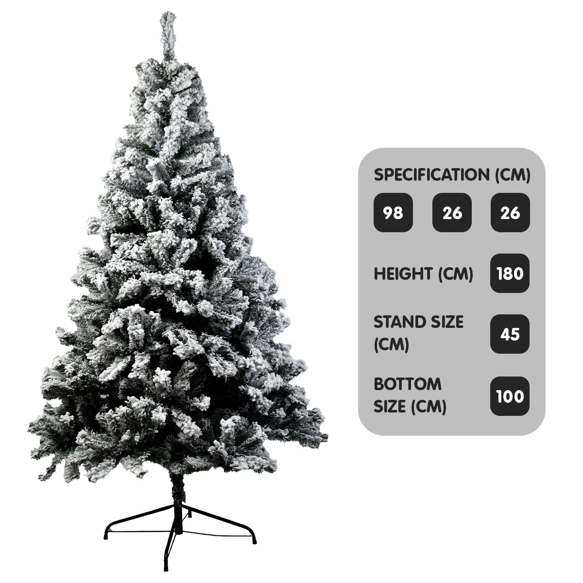Snow-Tipped Christabelle Christmas Tree 1.8m