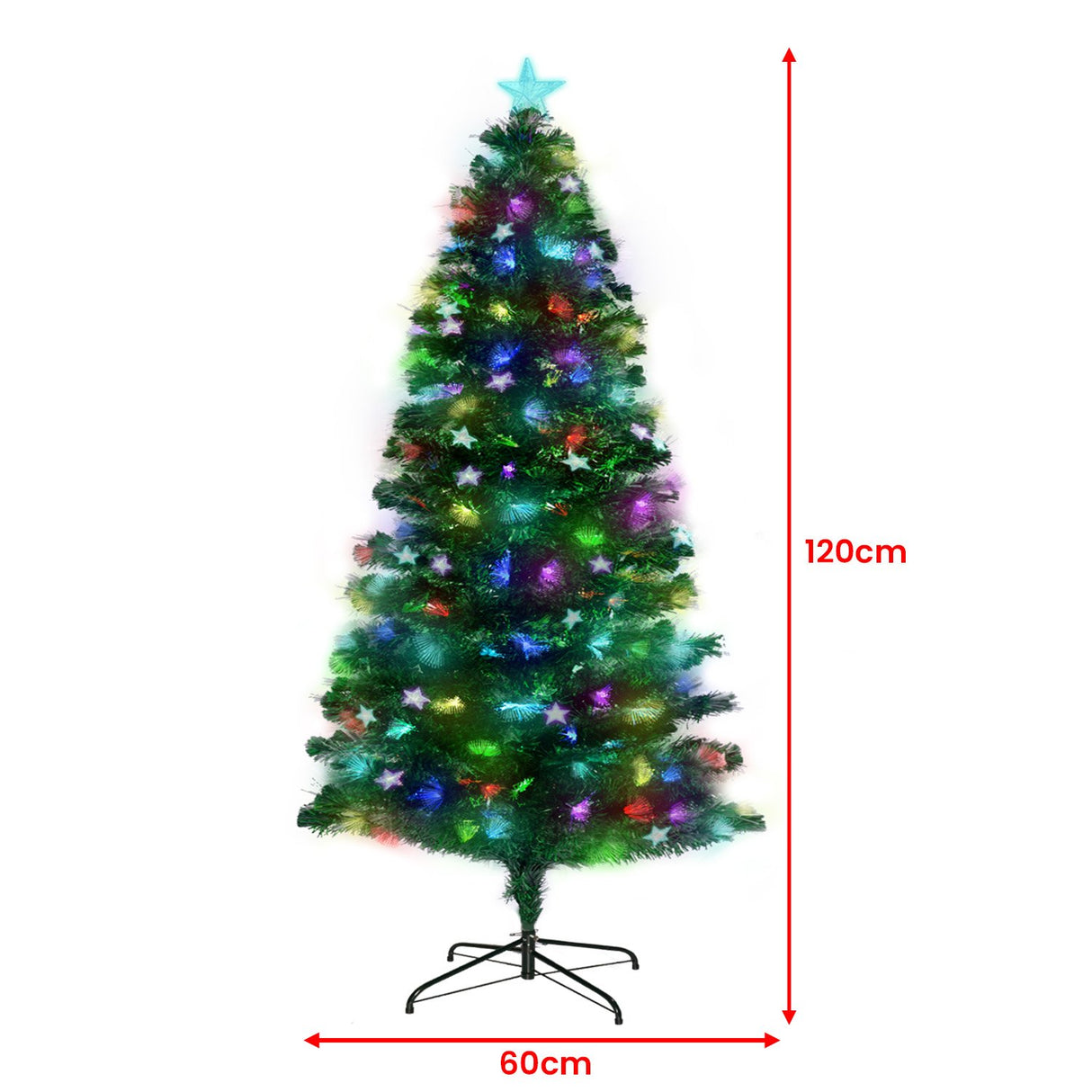Christabelle Enchanted 1.2m Pre-Lit Fibre Optic Tree