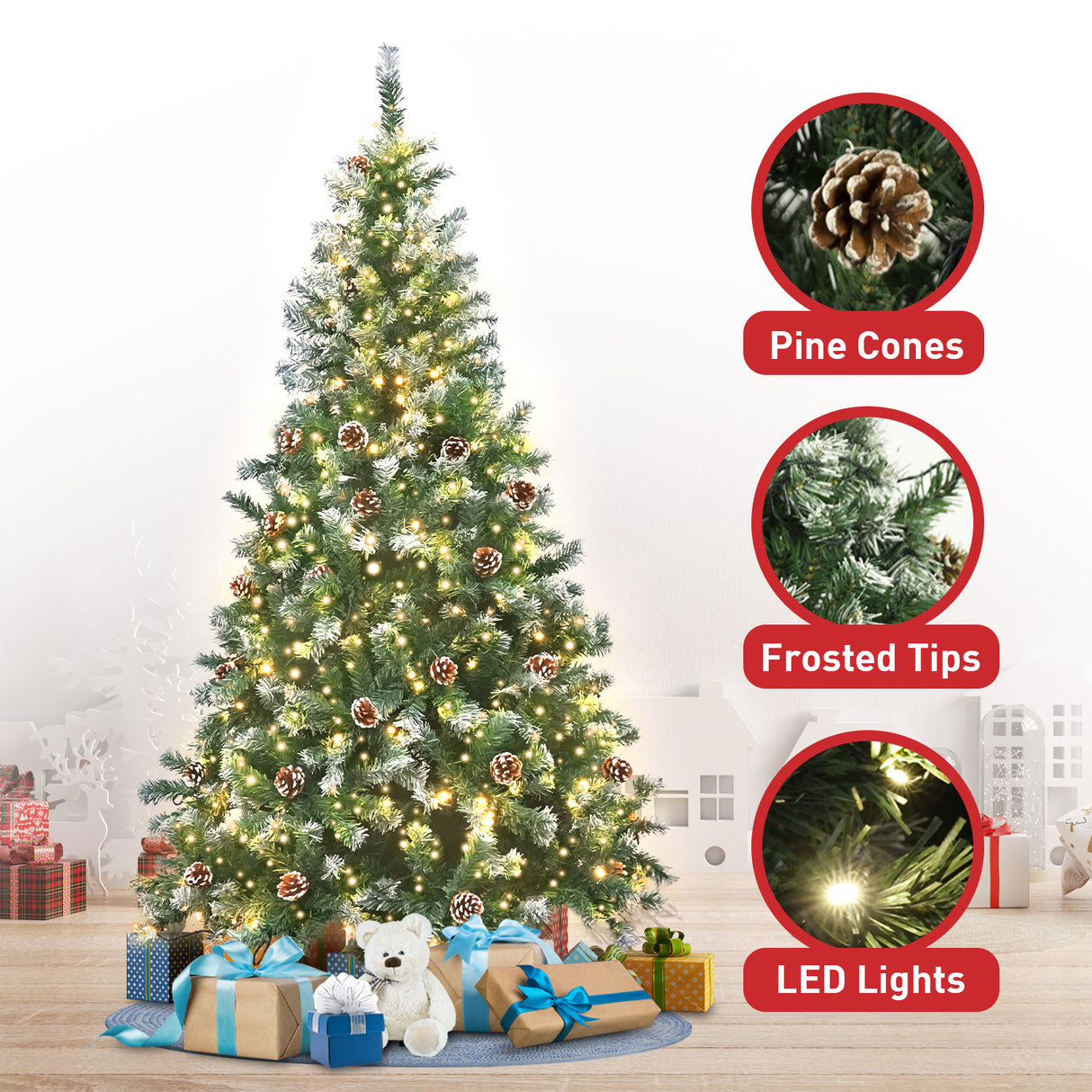 Christabelle 1.8m Pre Lit LED Christmas Tree