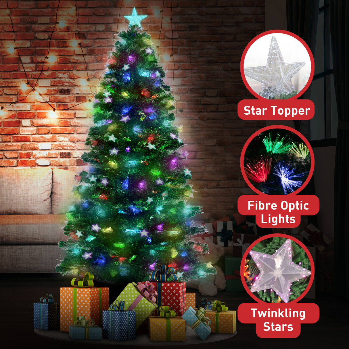 Christabelle 2.1m Enchanted Pre-Lit Christmas Tree