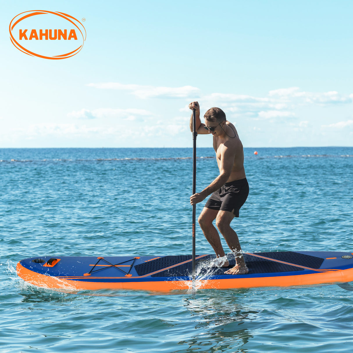 Inflatable Stand Up Paddle Board, 10.6ft Blue, view 12