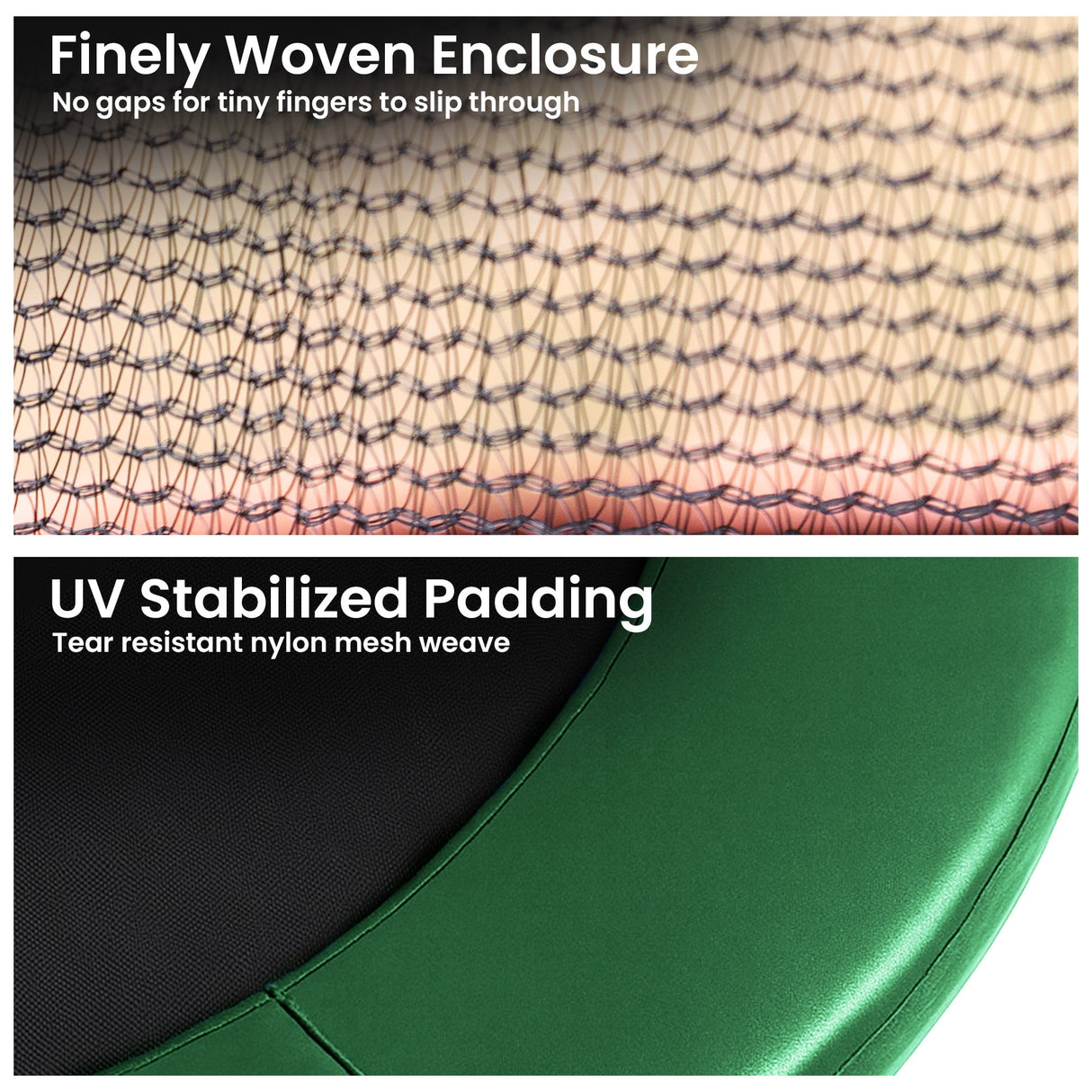 Emu Park Trampoline Replacement Safety Pad and Net, 8ft